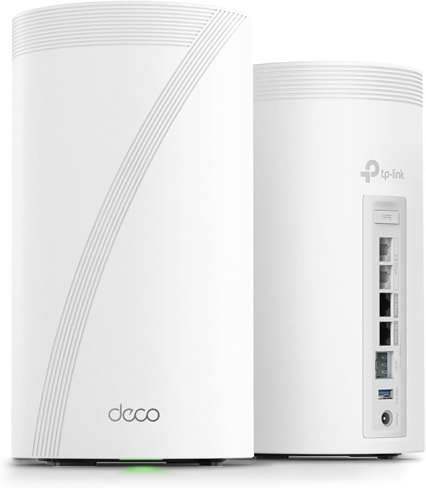 Refurbished (Excellent) - TP-Link BE22000 Whole Home Mesh Wi-Fi System (2 Pack)