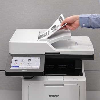 Refurbished (Premium) - Brother MFC-L6810DW Enterprise All-in-One Laser Printer Monochrome