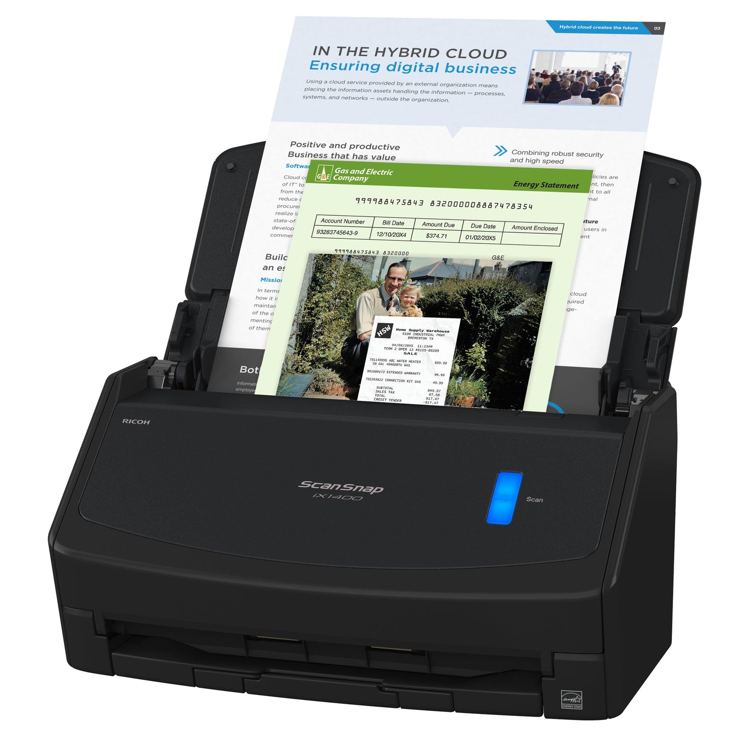 Refurbished (Premium) - Fujitsu ix1400 Document Scanner