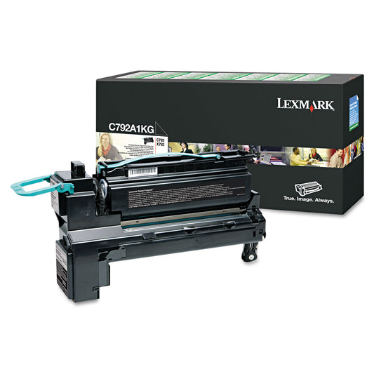 Brand New - Sealed in Box - Lexmark C792A1KG Toner Cartridge - Black