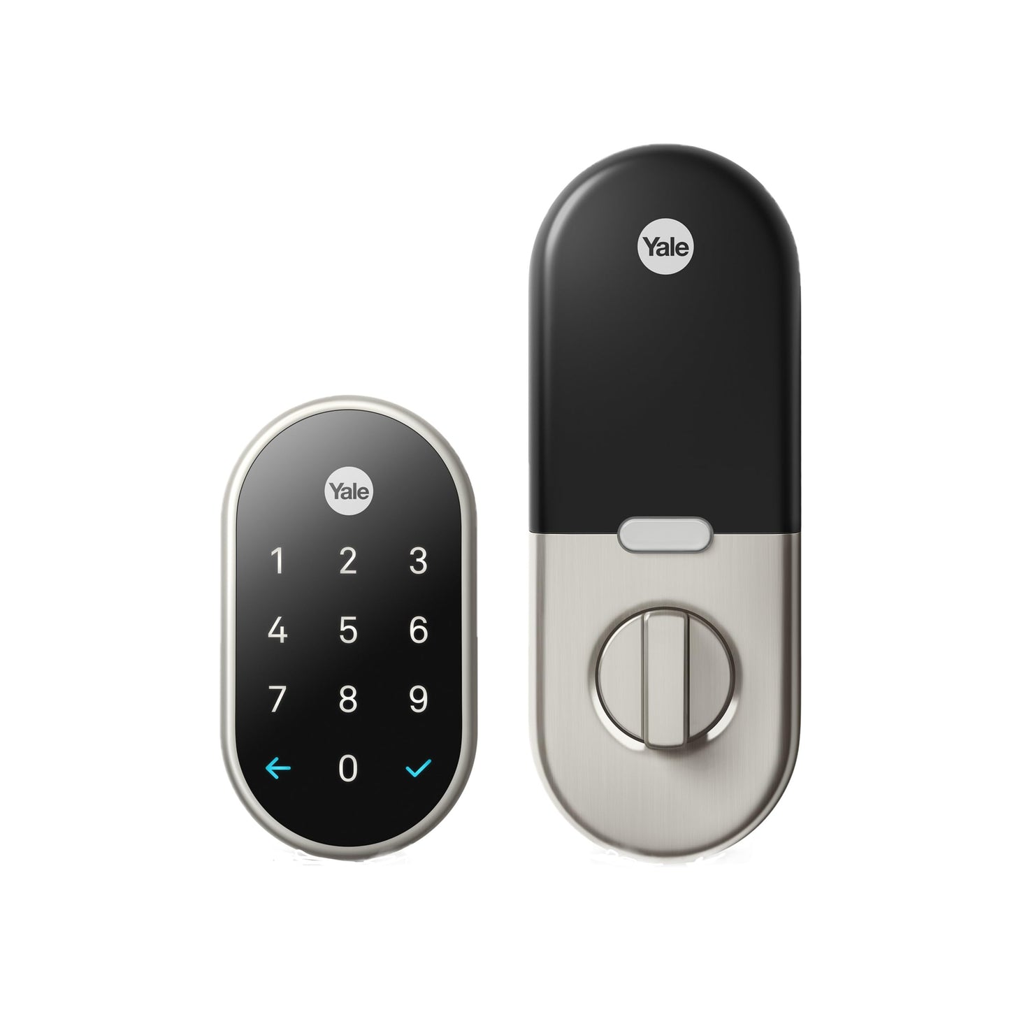Refurbished (Excellent) - Google Nest x Yale Smart Lock - Satin Nickel