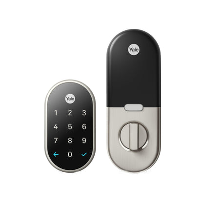 Refurbished (Excellent) - Google Nest x Yale Smart Lock - Satin Nickel