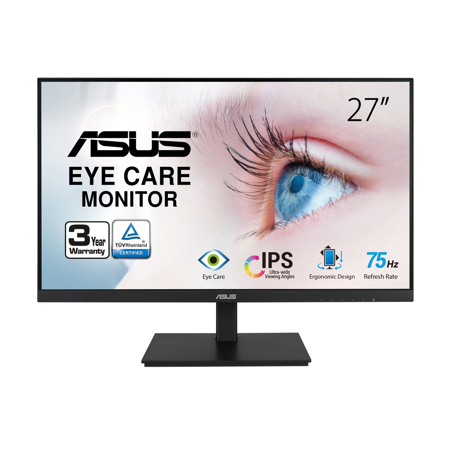 Refurbished (Excellent) - Asus VA27DQSB FHD 27" Monitor