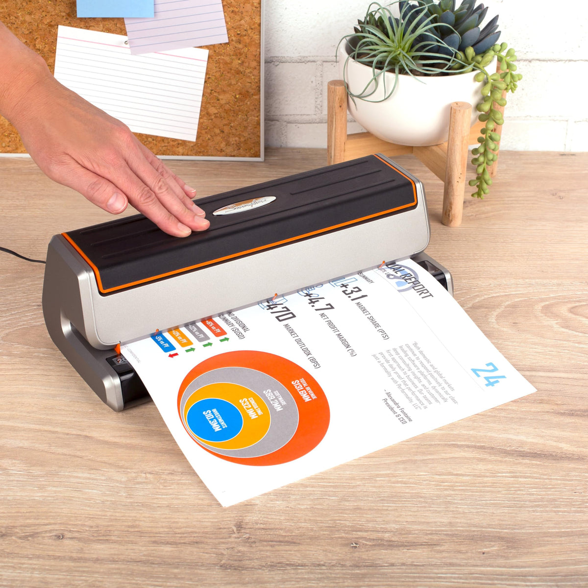 Refurbished (Premium) - Swingline Optima 20 Electric Punch - 3 Hole - 20 Sheet Capacity