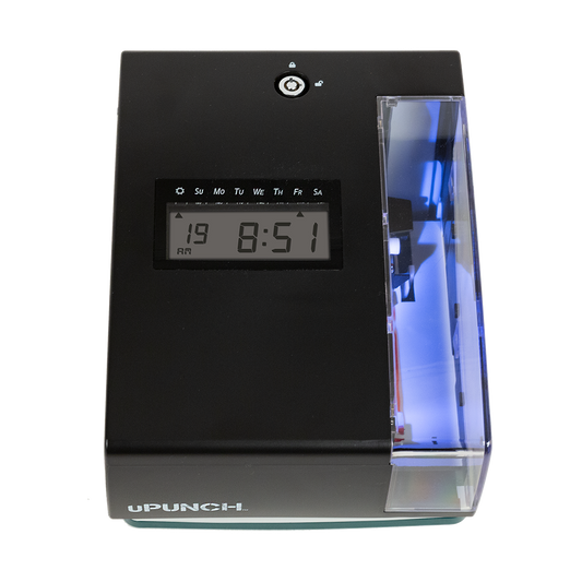 Refurbished (Premium) - uPunch CR1000 Digital Time Clock + 50 Cards