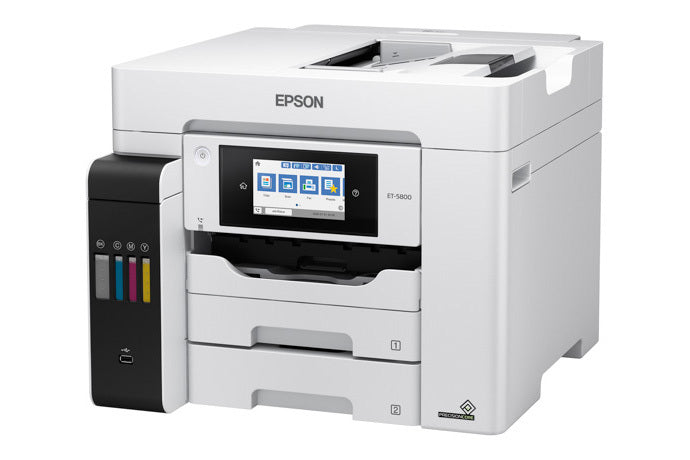 Refurbished (Premium) - Epson Ecotank Pro ET-5800 All-in-One Colour Cartridge-Free SuperTank Printer