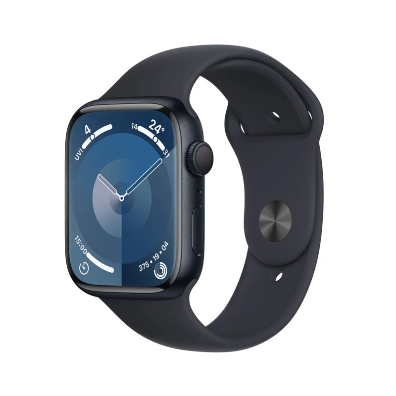 Refurbished (Excellent) - Apple Watch Series 9 45mm Midnight Aluminium Case with Midnight Sport Loop