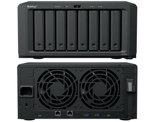Refurbished (Good) - Synology DS1825+ 8-Bay DiskStation NAS Server - AMD Ryzen V1500B - 8 GB RAM
