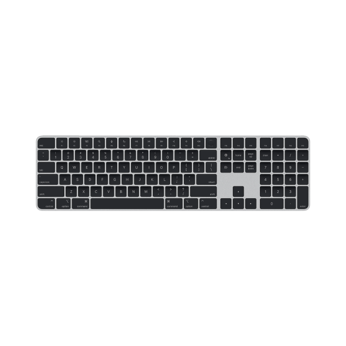 Refurbished (Excellent) - Apple Magic Keyboard with Touch ID and Numeric Keypad - French Canadian Layout - Black (MMMR3C/A)