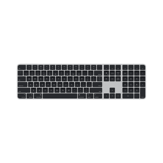 Refurbished (Excellent) - Apple Magic Keyboard with Touch ID and Numeric Keypad - French Canadian Layout - Black (MMMR3C/A)