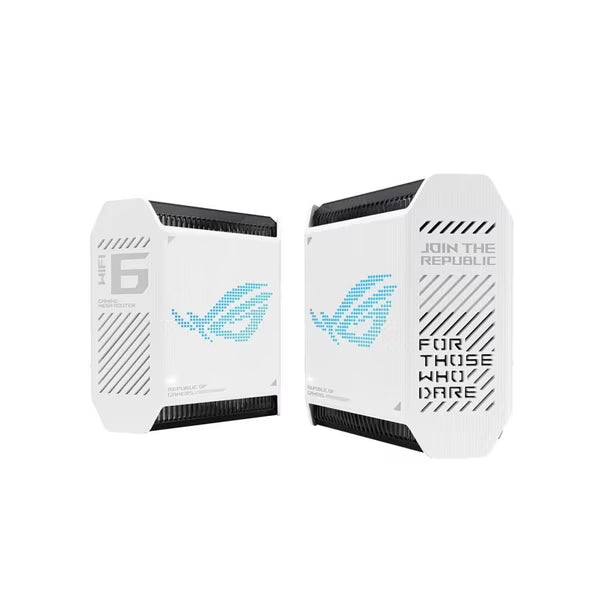 Refurbished (Premium) - Asus ROG Rapture GT6 Tri-Band WiFi 6 Gaming Mesh WiFi System - 2 Pack
