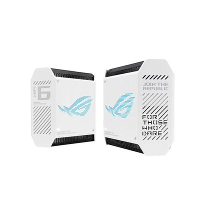 Refurbished (Premium) - Asus ROG Rapture GT6 Tri-Band WiFi 6 Gaming Mesh WiFi System - 2 Pack