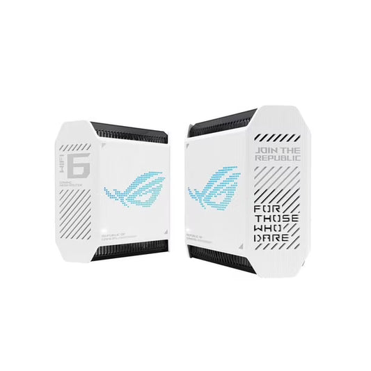 Refurbished (Premium) - Asus ROG Rapture GT6 Tri-Band WiFi 6 Gaming Mesh WiFi System - 2 Pack