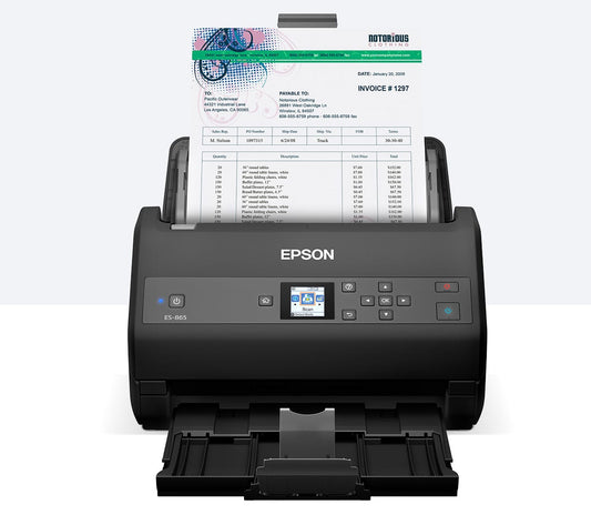 Refurbished (Good) - Epson Workforce ES-865 Colour Duplex Document Scanner